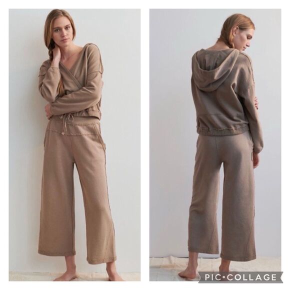 Anthropologie Pants - Anthropologie Saturday Sunday Sharon Lounge Pants Brown Size Small